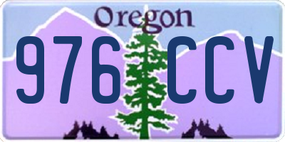 OR license plate 976CCV