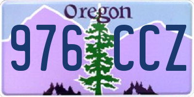 OR license plate 976CCZ
