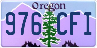 OR license plate 976CFI