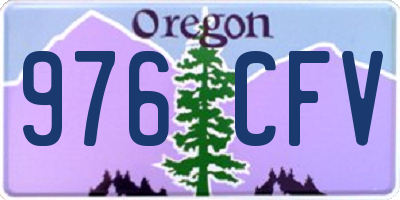 OR license plate 976CFV