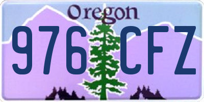 OR license plate 976CFZ
