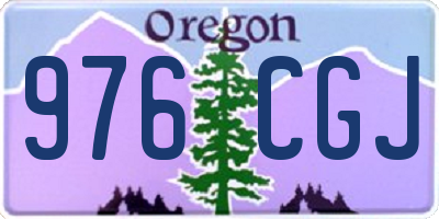 OR license plate 976CGJ