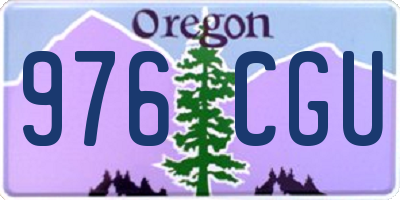 OR license plate 976CGU