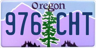 OR license plate 976CHT