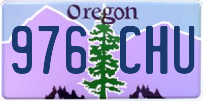 OR license plate 976CHU