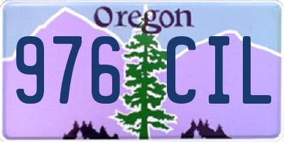 OR license plate 976CIL