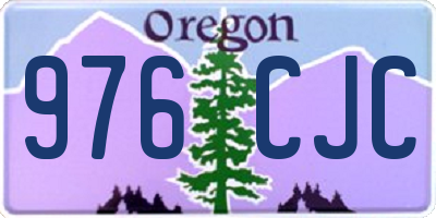 OR license plate 976CJC