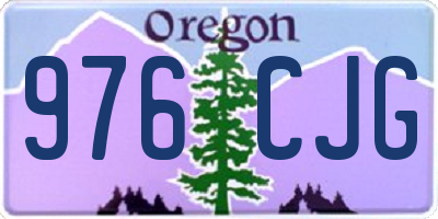 OR license plate 976CJG