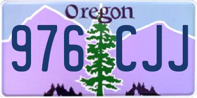 OR license plate 976CJJ