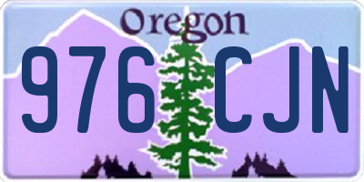 OR license plate 976CJN