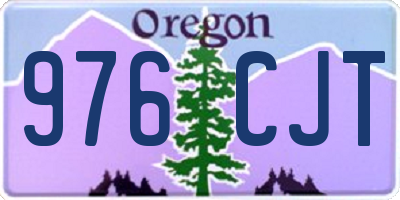 OR license plate 976CJT