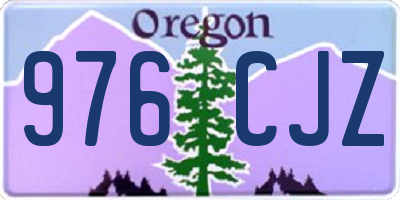 OR license plate 976CJZ