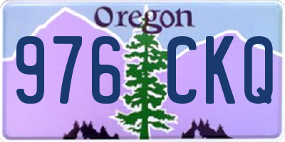 OR license plate 976CKQ