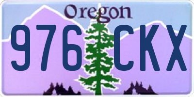 OR license plate 976CKX