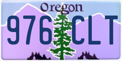 OR license plate 976CLT