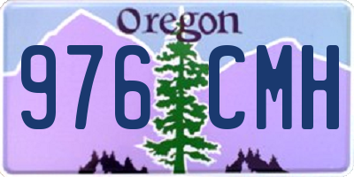 OR license plate 976CMH
