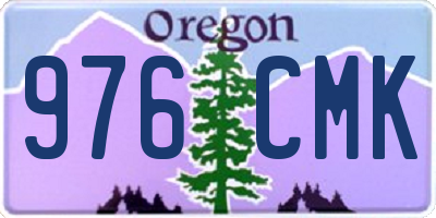 OR license plate 976CMK