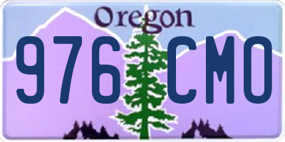 OR license plate 976CMO