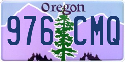 OR license plate 976CMQ