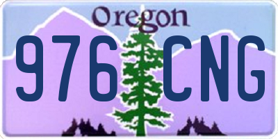 OR license plate 976CNG