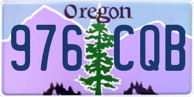 OR license plate 976CQB