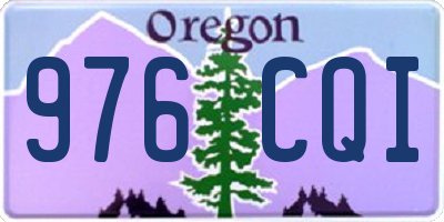 OR license plate 976CQI