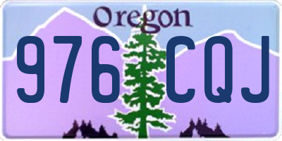 OR license plate 976CQJ