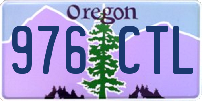 OR license plate 976CTL