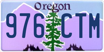 OR license plate 976CTM