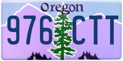 OR license plate 976CTT