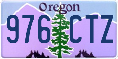OR license plate 976CTZ