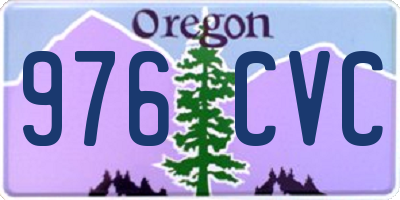 OR license plate 976CVC