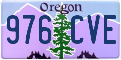 OR license plate 976CVE