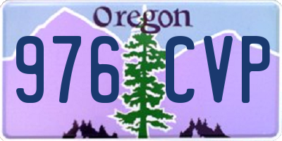 OR license plate 976CVP