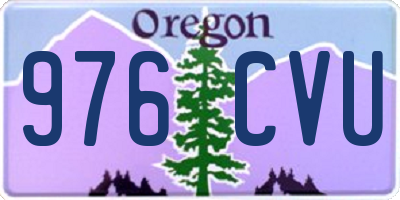 OR license plate 976CVU