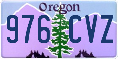 OR license plate 976CVZ