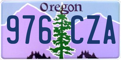 OR license plate 976CZA