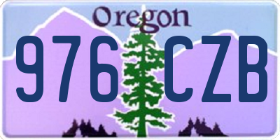 OR license plate 976CZB
