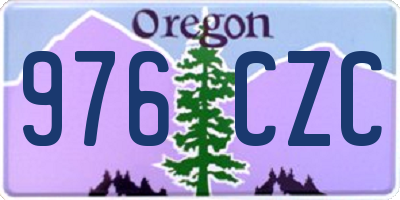 OR license plate 976CZC