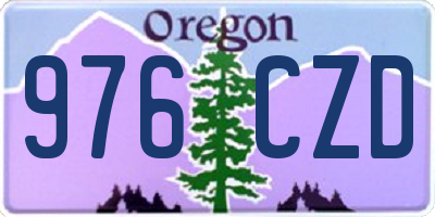 OR license plate 976CZD