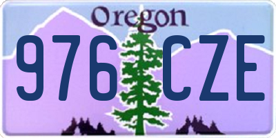 OR license plate 976CZE