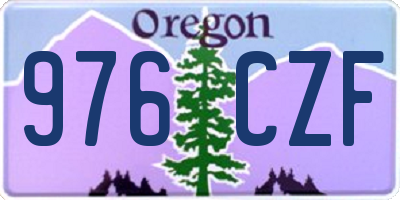 OR license plate 976CZF