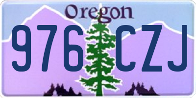 OR license plate 976CZJ