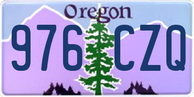 OR license plate 976CZQ