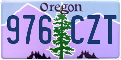 OR license plate 976CZT