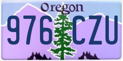 OR license plate 976CZU