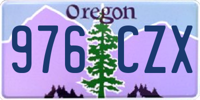 OR license plate 976CZX