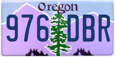 OR license plate 976DBR