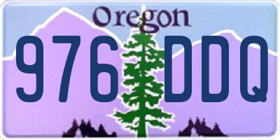 OR license plate 976DDQ