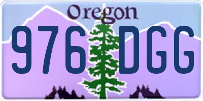 OR license plate 976DGG